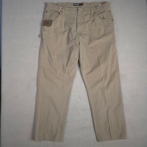 Wrangler RIGGS Workwear Men's Tan Carpenter Pants Size 42x32